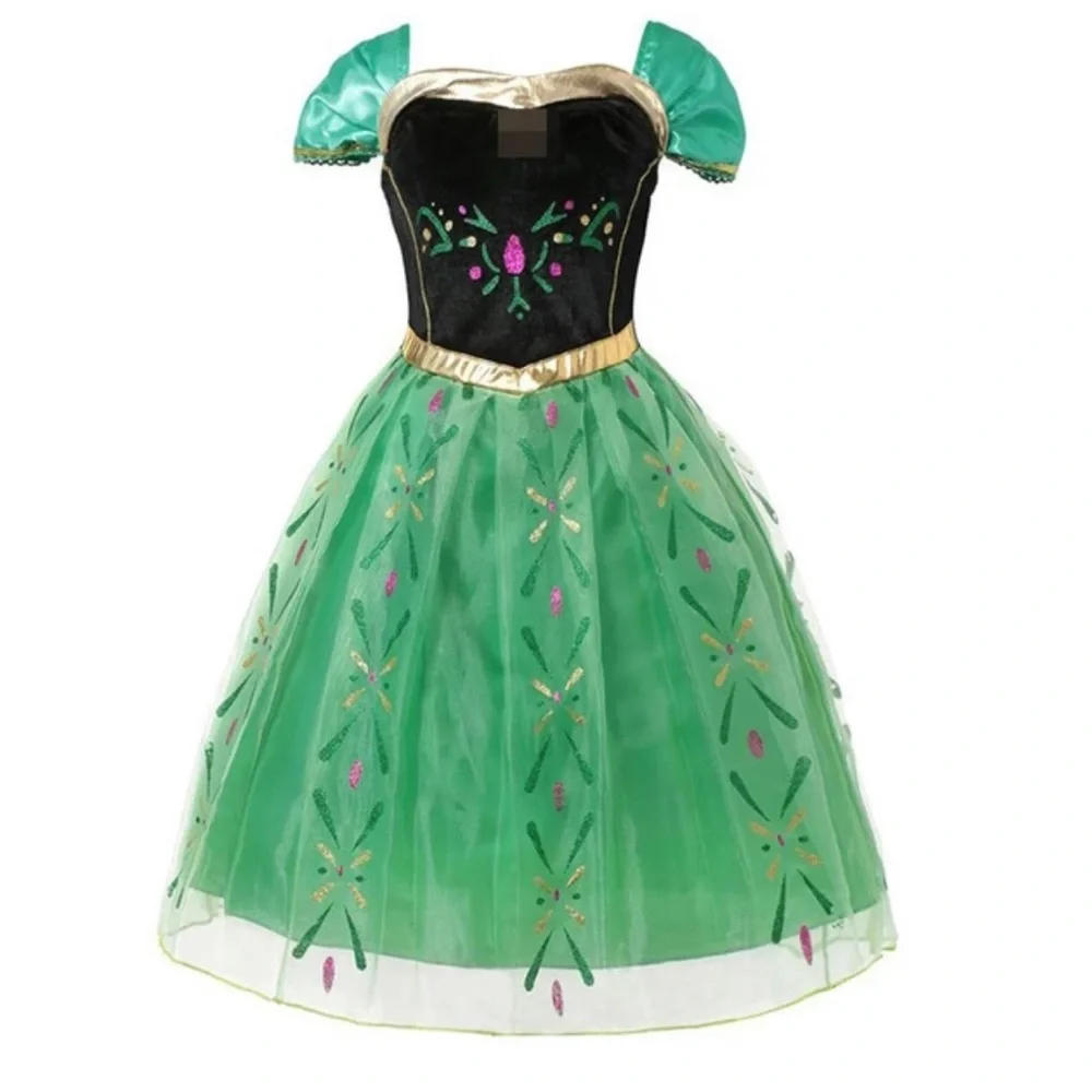 Frozen Disney Princess Anna Make believe Costume for Dress up Christmas Gift - Picture 6 of 7